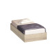 Κρεβάτι ξύλινο Caza, Σόνομα, 120/190, Genomax