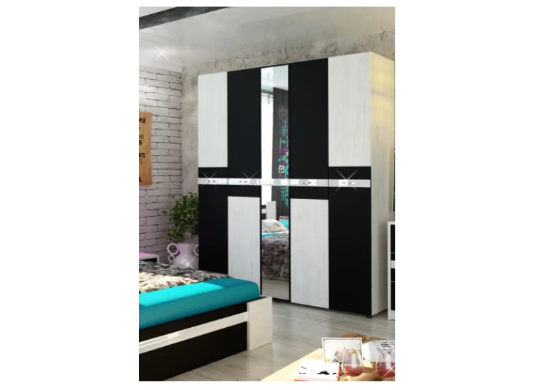 Ντουλάπα Stillo-Smart Home, 169/52/201 εκ, Genomax Ντουλάπα Stillo-Smart Home, 169/52/201 εκ, Genomax
