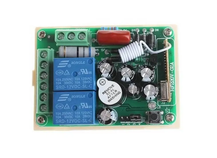 Ασύρματος δέκτης 2 εντολών 12Volt 2 κανάλια