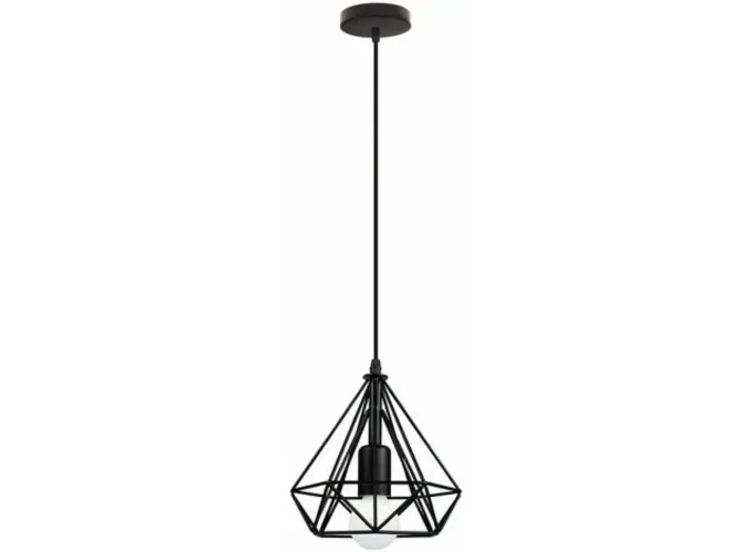 Κρεμαστό φωτιστικό οροφής μονό διαμάντι 20cm από σίδερο E27 C10 CICLIO1200 Nitorio 35 02100000