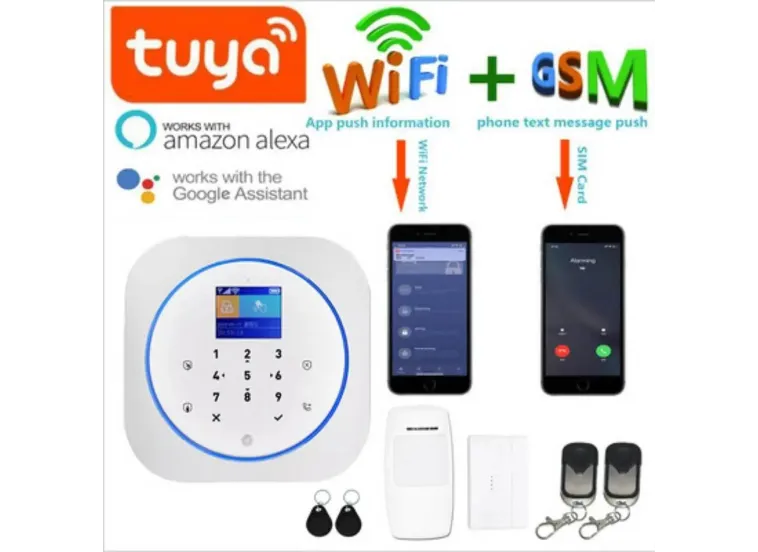 Ασύρματος συναγερμός wifi Smart Home Alarm Security System WiFi ,GSM, Tuya smart με app για κινητό Ασύρματος συναγερμός wifi Smart Home Alarm Security System WiFi ,GSM, Tuya smart με app για κινητό