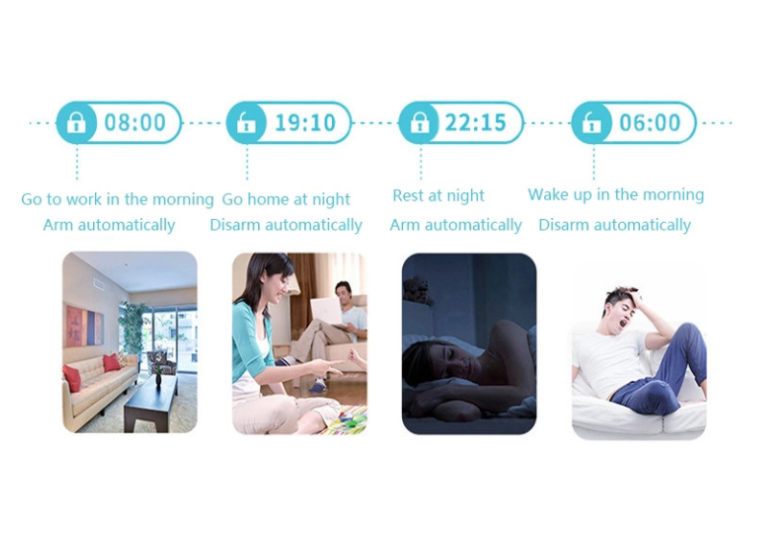 Ασύρματος συναγερμός wifi Smart Home Alarm Security System WiFi ,GSM, Tuya smart με app για κινητό Ασύρματος συναγερμός wifi Smart Home Alarm Security System WiFi ,GSM, Tuya smart με app για κινητό