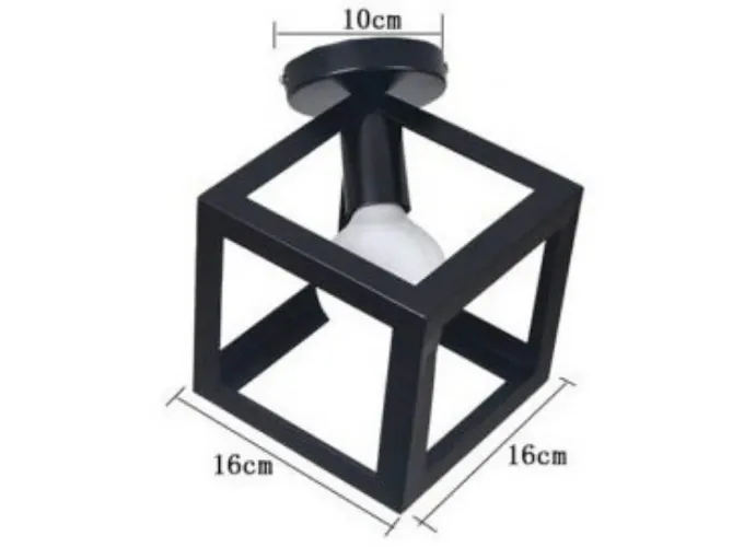 Φωτιστικό οροφής - Πλαφονιέρα σε σχήμα κύβου