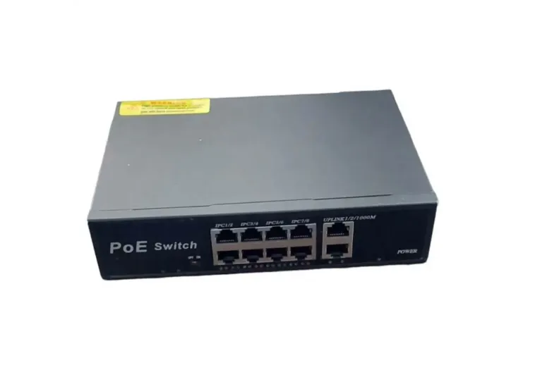 POE SWITCH 10 port (8 PORT poe 100 Mbps + 2PORT uplink 1000 Mbps) POE SWITCH 10 port (8 PORT poe 100 Mbps + 2PORT uplink 1000 Mbps)