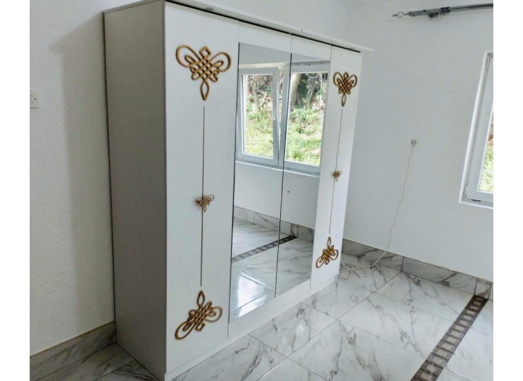 Σετ Κρεβατοκάμαρας, Σετ Κρεβατοκάμαρας 7 τεμαχίων Genomax Σετ Κρεβατοκάμαρας Vinchenca