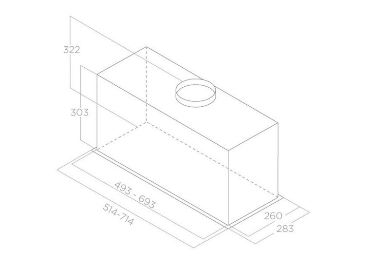 Built-in Hood Elica LANE IX/A/52 Built-in Hood Elica LANE IX/A/52