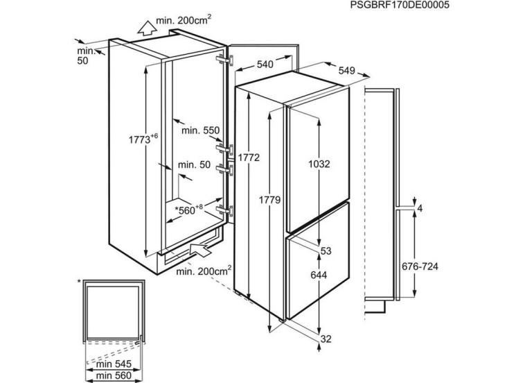 Εντοιχιζόμενος Ψυγειοκαταψύκτης AEG SCE618E5TS Εντοιχιζόμενος Ψυγειοκαταψύκτης AEG SCE618E5TS