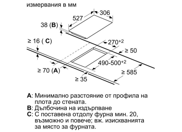 Εντοιχιζόμενη Κεραμική Εστία Bosch PKF375FP2E Εντοιχιζόμενη Κεραμική Εστία Bosch PKF375FP2E