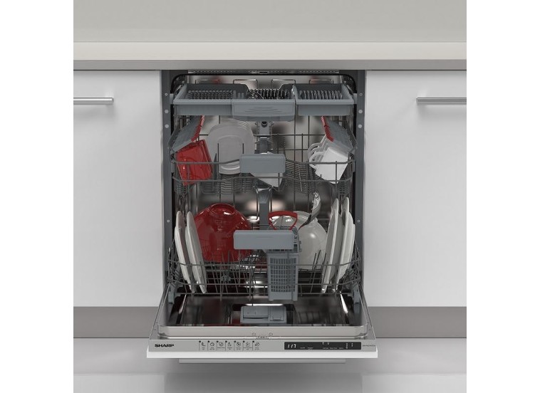 Εντοιχιζόμενο Πλυντήριο Πιάτων Sharp QW-NI27I47DX Εντοιχιζόμενο Πλυντήριο Πιάτων Sharp QW-NI27I47DX