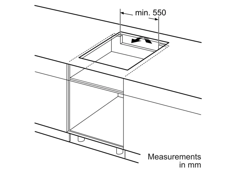 Εντοιχιζόμενη Κεραμική Εστία Bosch PUJ61RBB5E Εντοιχιζόμενη Κεραμική Εστία Bosch PUJ61RBB5E