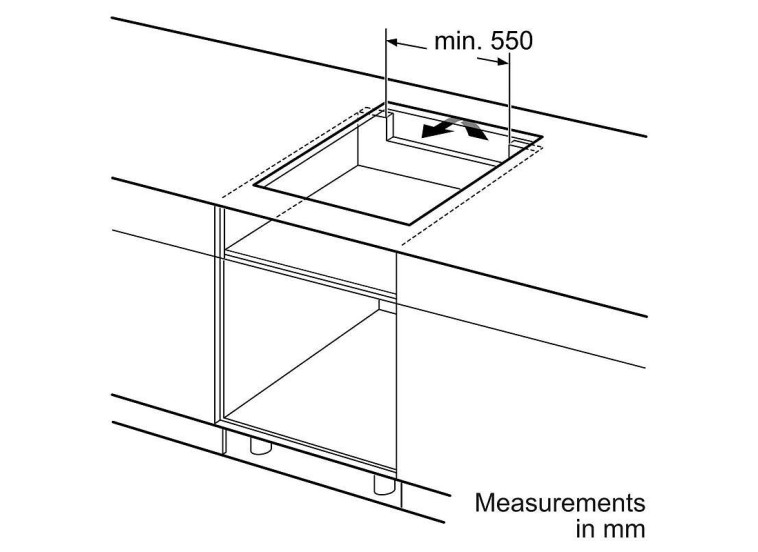 Εντοιχιζόμενη Κεραμική Εστία Bosch PUC611AA5E Εντοιχιζόμενη Κεραμική Εστία Bosch PUC611AA5E