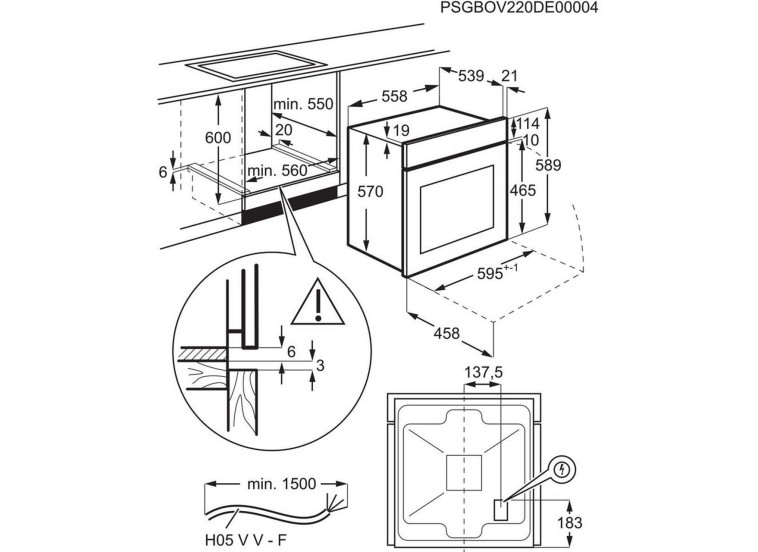 Εντοιχιζόμενος Φούρνος Electrolux EOF3H40BW Εντοιχιζόμενος Φούρνος Electrolux EOF3H40BW
