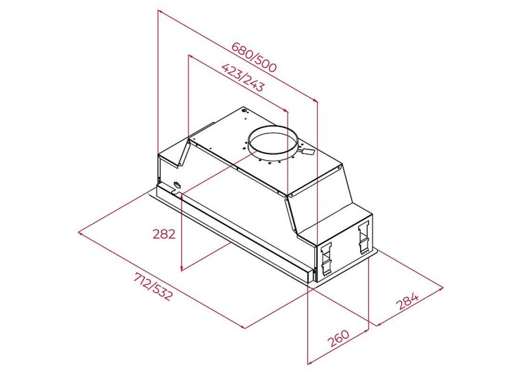 Built-in Hood Teka GFL 57651 Е.4025.ЧЕ Built-in Hood Teka GFL 57651 Е.4025.ЧЕ