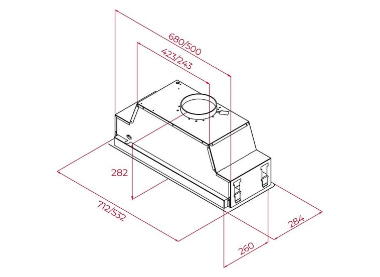Εντοιχιζόμενος Απορροφητήρας Teka GFL 57760 Е.4029.ИН