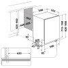 Εντοιχιζόμενο Πλυντήριο Πιάτων Whirlpool MaxiSpace W8I HP42 L