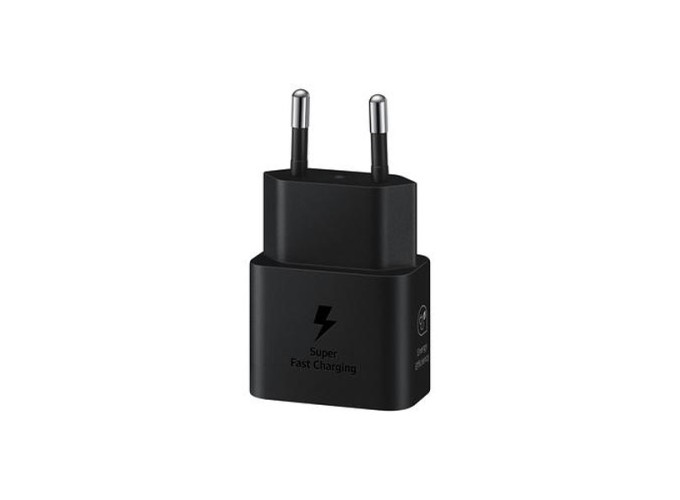 Φορτιστής Samsung Γρήγορης Φόρτισης 25W EP-T2510XBEGEU ΜΑΥΡΟΣ