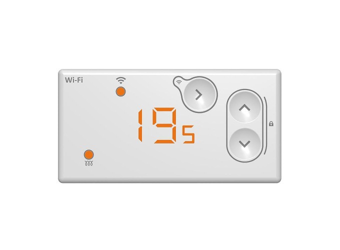 Θερμοπομπός Atlantic F120DESIGN WI-FI 2500W ЕЛ.ТЕРМ. ДИГ. У-НИE(100494)