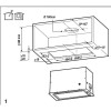 Εντοιχιζόμενος Απορροφητήρας Whirlpool WCT3 63F LTX Εντοιχιζόμενος Απορροφητήρας Whirlpool WCT3 63F LTX