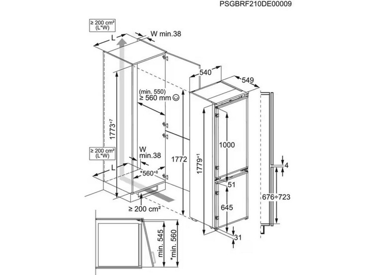 Εντοιχιζόμενος Ψυγειοκαταψύκτης Electrolux ENT6NE18S Εντοιχιζόμενος Ψυγειοκαταψύκτης Electrolux ENT6NE18S