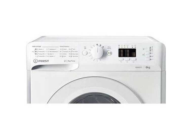 Πλυντήριο Ρούχων Indesit MTWSA 61053 W EE Πλυντήριο Ρούχων Indesit MTWSA 61053 W EE