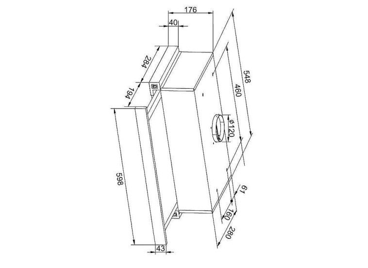 Built-in Hood AMICA OTP6233I Built-in Hood AMICA OTP6233I