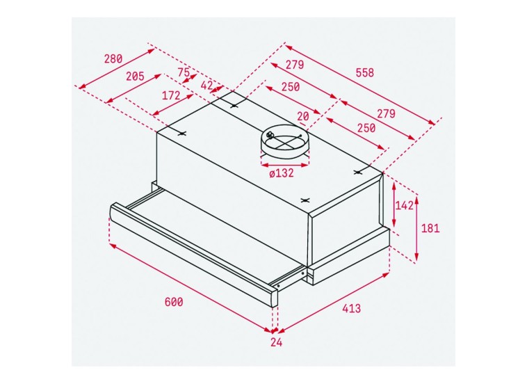 Εντοιχιζόμενος Απορροφητήρας Teka TL 6310 E.359.БЯ Εντοιχιζόμενος Απορροφητήρας Teka TL 6310 E.359.БЯ