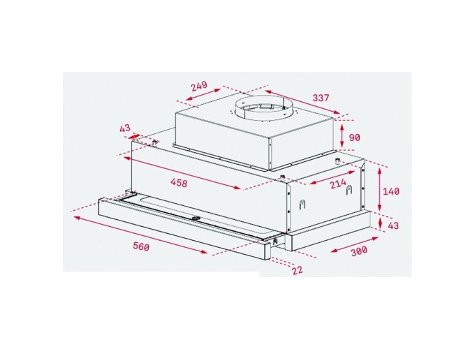 Εντοιχιζόμενος Απορροφητήρας Teka CNL 6610 E.391.ИН