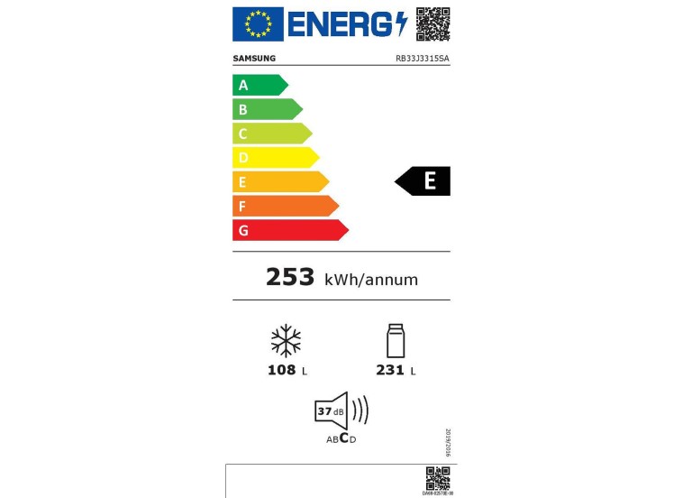 Ψυγειοκαταψύκτης Samsung RB33J3315SA/EF Ψυγειοκαταψύκτης Samsung RB33J3315SA/EF