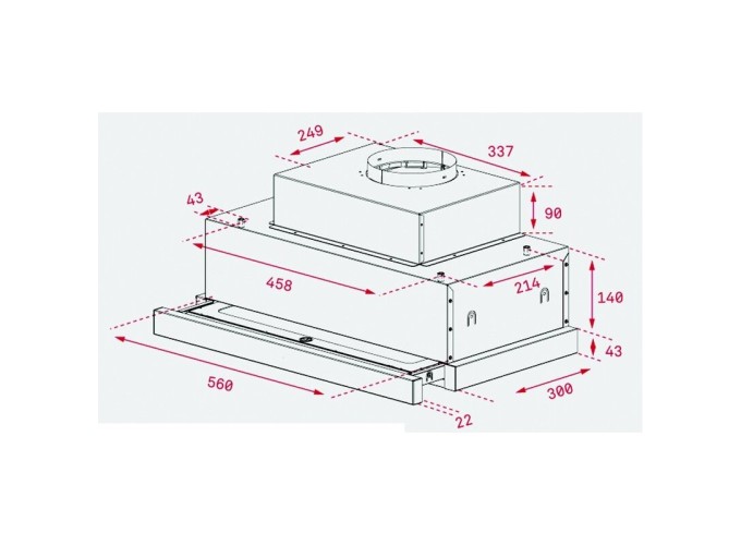 Εντοιχιζόμενος Απορροφητήρας Teka CNL 6815 PLUS E.396.ИН