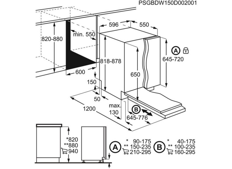 Εντοιχιζόμενο Πλυντήριο Πιάτων Electrolux EEA27200L Εντοιχιζόμενο Πλυντήριο Πιάτων Electrolux EEA27200L