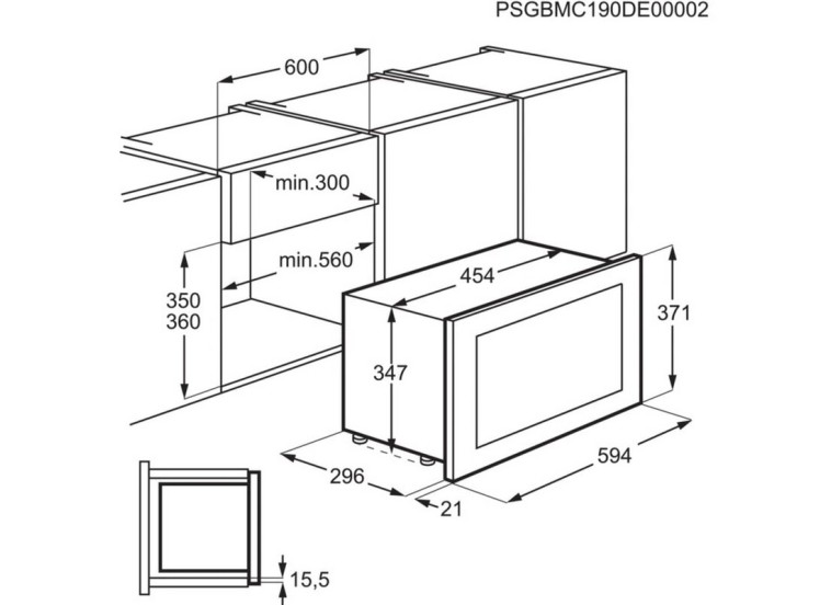 Εντοιχιζόμενος Φούρνος μικροκυμάτων Electrolux KMFE172TEX Εντοιχιζόμενος Φούρνος μικροκυμάτων Electrolux KMFE172TEX