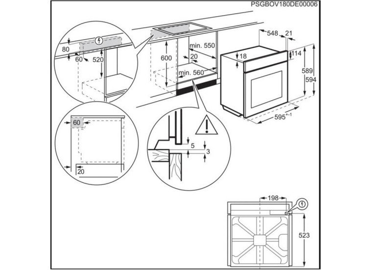 Εντοιχιζόμενος Φούρνος Electrolux KOD3H70X(ST) Εντοιχιζόμενος Φούρνος Electrolux KOD3H70X(ST)