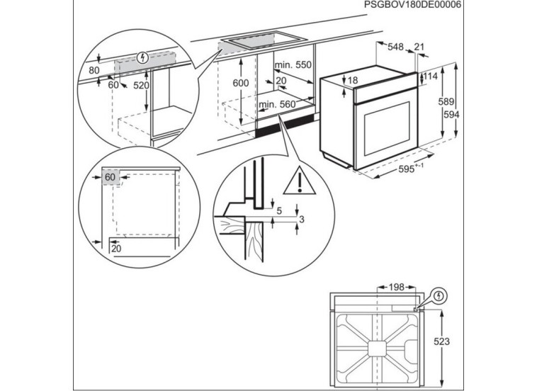 Εντοιχιζόμενος Φούρνος Electrolux EOD3H70X Εντοιχιζόμενος Φούρνος Electrolux EOD3H70X