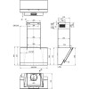 Εντοιχιζόμενος Απορροφητήρας Gorenje WHI649EXBG