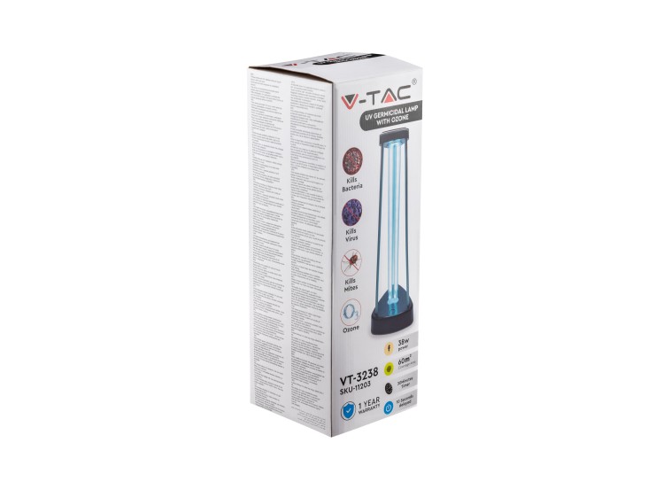 UV lamp V-TAC VT-3238 UV lamp V-TAC VT-3238