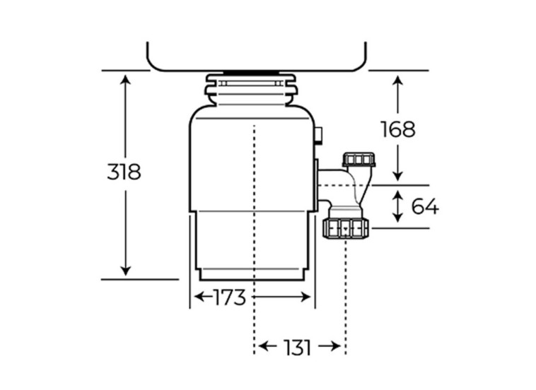 Built-in Accessories Teka TR 550 E.255.5 МЕЛНИЦА ЗА ОТПАДЪЦИ Built-in Accessories Teka TR 550 E.255.5 МЕЛНИЦА ЗА ОТПАДЪЦИ