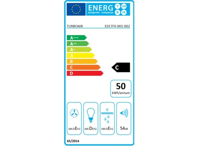 Εντοιχιζόμενος Απορροφητήρας Turboair LEI GR/A/52