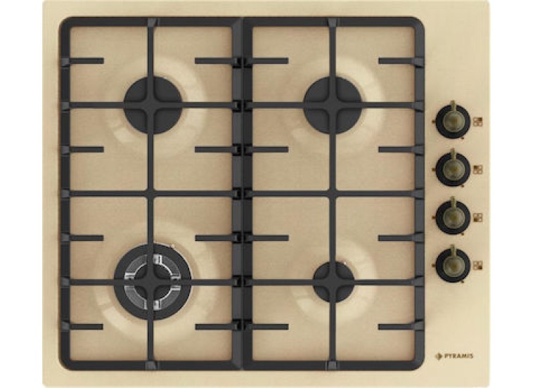 Αυτόνομη Εστία Γκαζιού Ρουστίκ Pyramis 733071 Beige Metal 030062301 Αυτόνομη Εστία Γκαζιού Ρουστίκ Pyramis 733071 Beige Metal 030062301
