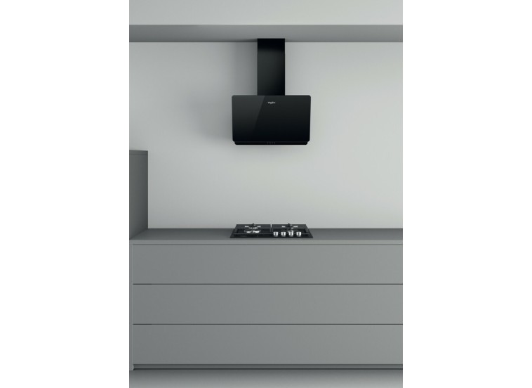Απορροφητήρας Καμινάδα, 59.8cm Μαύρος, WHVP 65F LM K, Whirlpool Απορροφητήρας Καμινάδα, 59.8cm Μαύρος, WHVP 65F LM K, Whirlpool