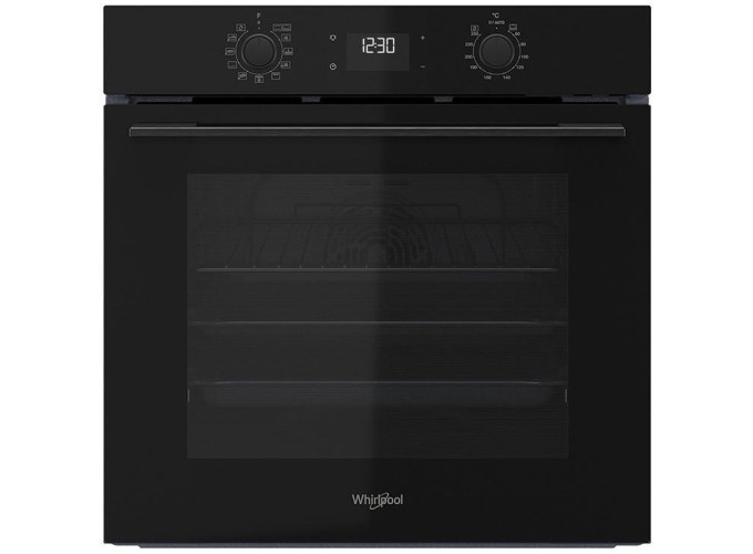 Εντοιχιζόμενος Φούρνος άνω Πάγκου, OMK58HU1B , 71lt , Π59.5εκ. , Μαύρος, Whirlpool 