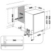 Εντοιχιζόμενο πλυντήριο πιάτων, W2I HD526 A, 14 Σερβίτσια, 600 W, 60cm, E, Whirlpool Εντοιχιζόμενο πλυντήριο πιάτων, W2I HD526 A, 14 Σερβίτσια, 600 W, 60cm, E, Whirlpool