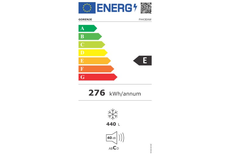 Καταψύκτης Μπαούλο 440lt, FH43EAW, Gorenje Καταψύκτης Μπαούλο 440lt, FH43EAW, Gorenje
