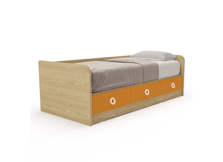 Κρεβάτι Καναπές Mercus με 3 Συρτάρια 97x207x67 εκ., All4home Κρεβάτι Καναπές Mercus με 3 Συρτάρια 97x207x67 εκ., All4home