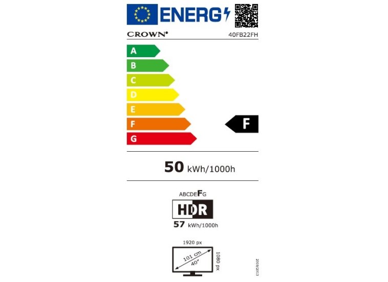 Τηλεόραση 40" , 40FB22FH , FULL HD , LED, Crown Τηλεόραση 40" , 40FB22FH , FULL HD , LED, Crown
