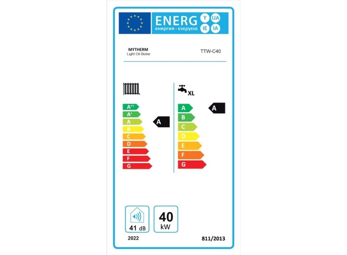 Λέβητας Πετρελαίου με καυστήρα TTW-C 40, 34393kcal/h, Mytherm 