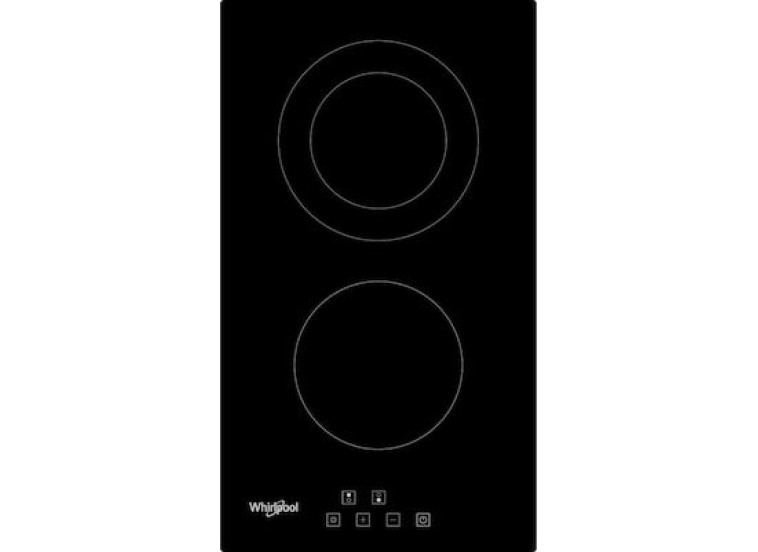 Εστία Αυτόνομη Επαγωγική Domino, WRD 6030 B, 30x52εκ., Whirlpool 