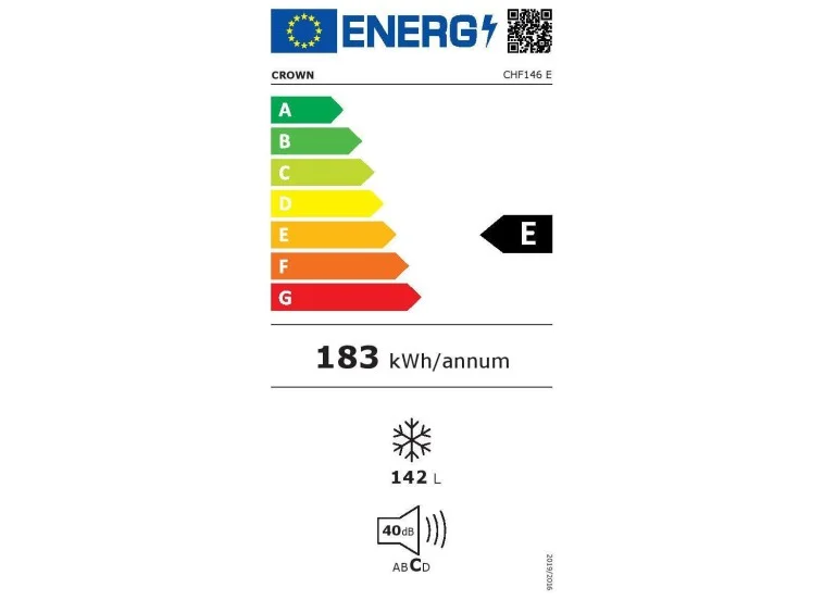 Καταψύκτης Μπαούλο 146lt, CHF146 E, Crown Καταψύκτης Μπαούλο 146lt, CHF146 E, Crown