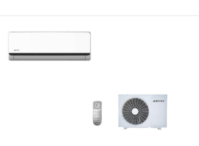 Κλιματιστικό Inverter 12000 BTU A++/A+ με Φίλτρο Άνθρακα,12FP40BW ,Ayco