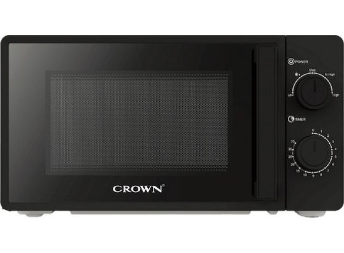 Φούρνος Μικροκυμάτων 20lt Μαύρος, CDMO-2065B, 700 W, Crown