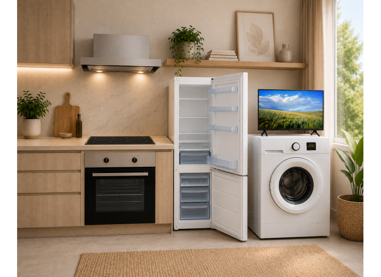 Σετ Φούρνος Εστία, Απορροφητήρας FCM 106AIX + CHP32 + CT6040IX + GN3130 + LW86T + 43FB12AWF, Crown